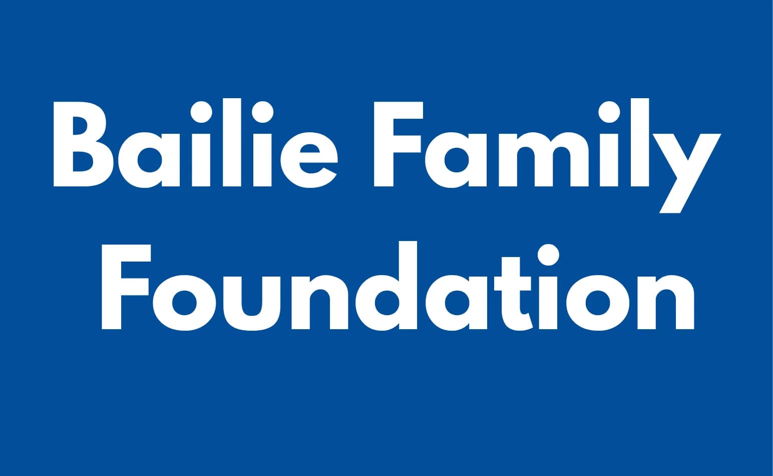 Bailie Family Foundation