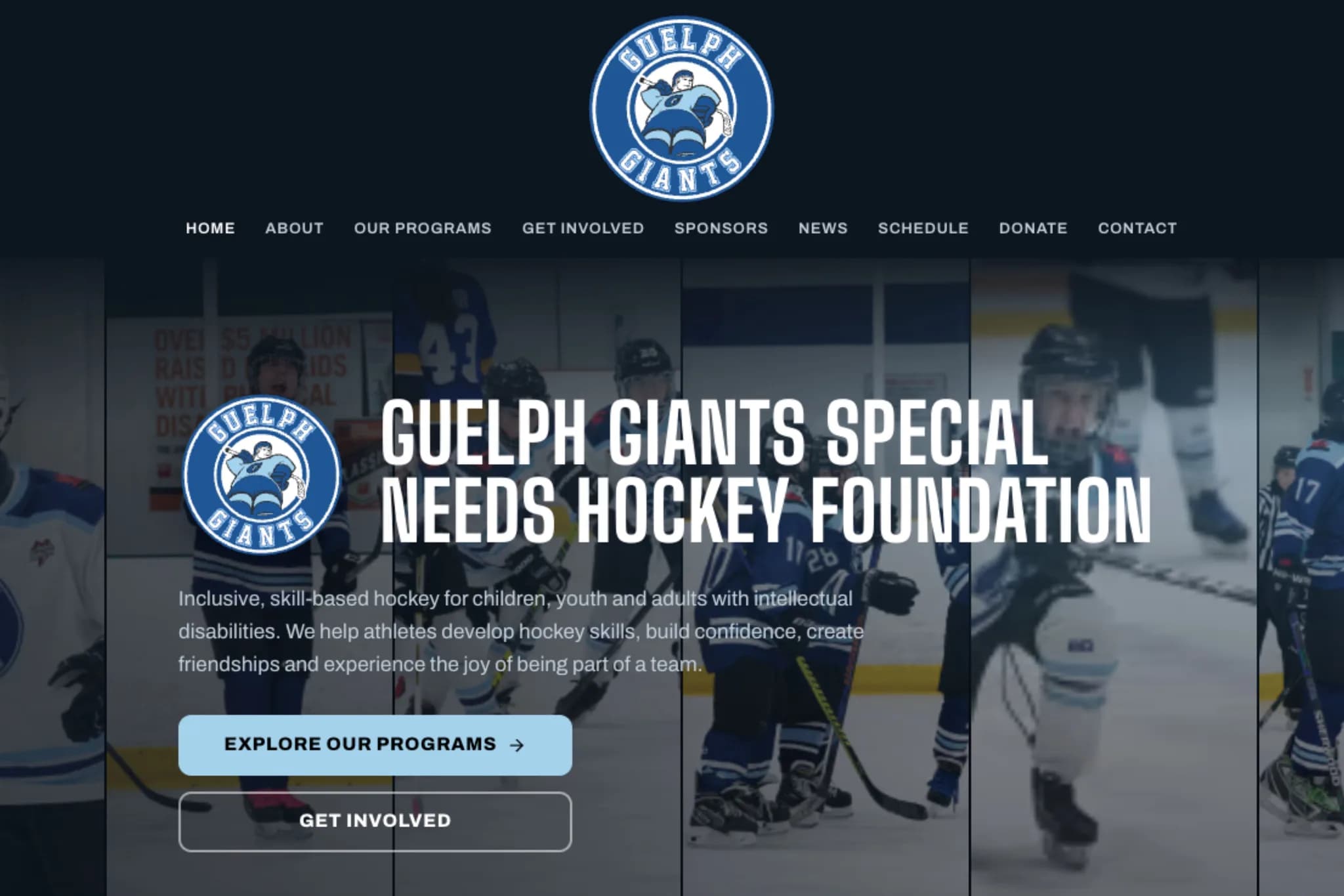 New Guelph Giants Website